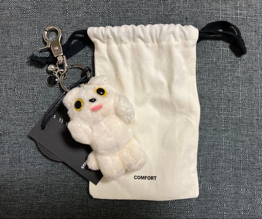 COMFORT MUNK KeyRing ぬいぐるみ キーホルダー　アイボリー