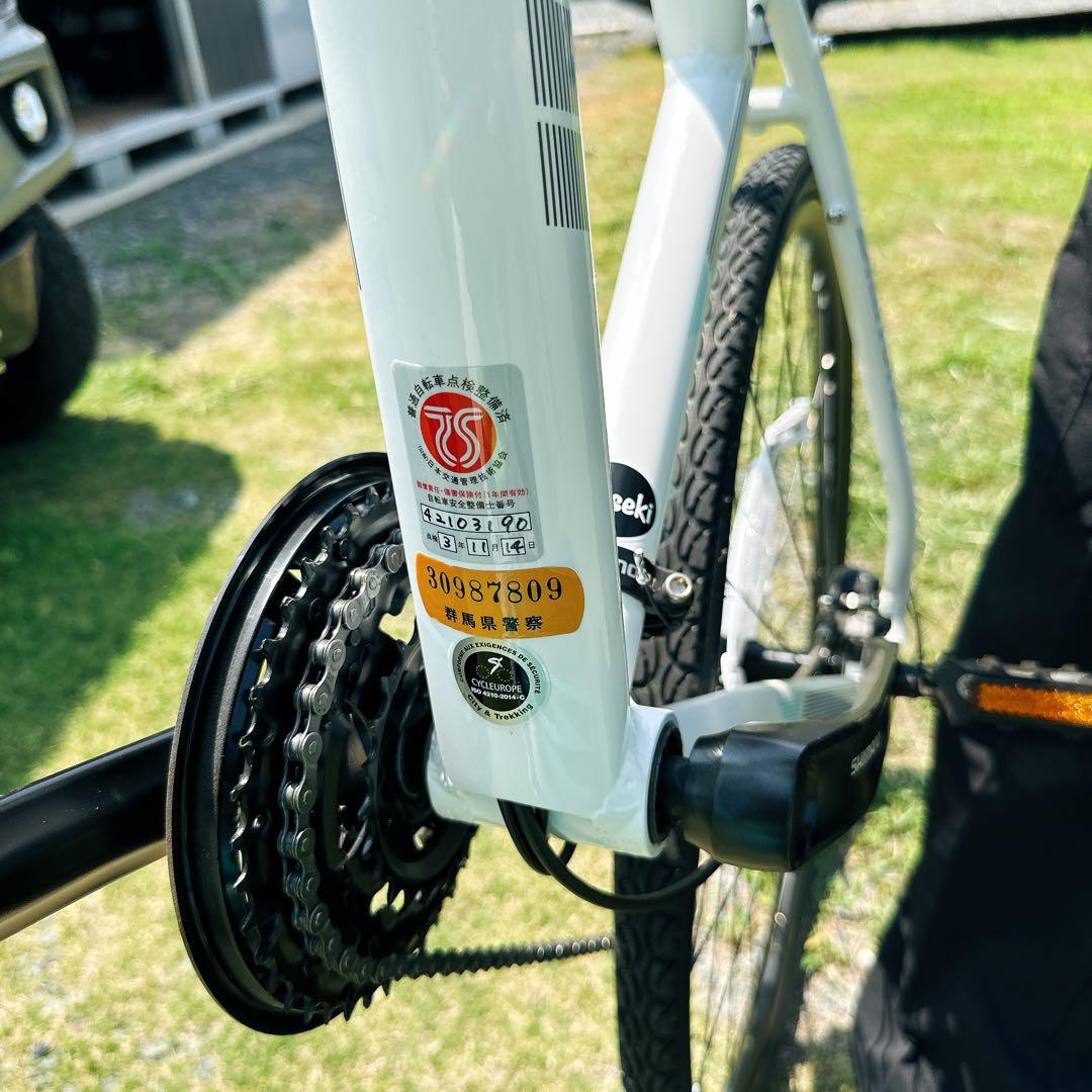 美品　41cm　Bianchi　ロードバイク　ブラック　ターコイズ　700C
