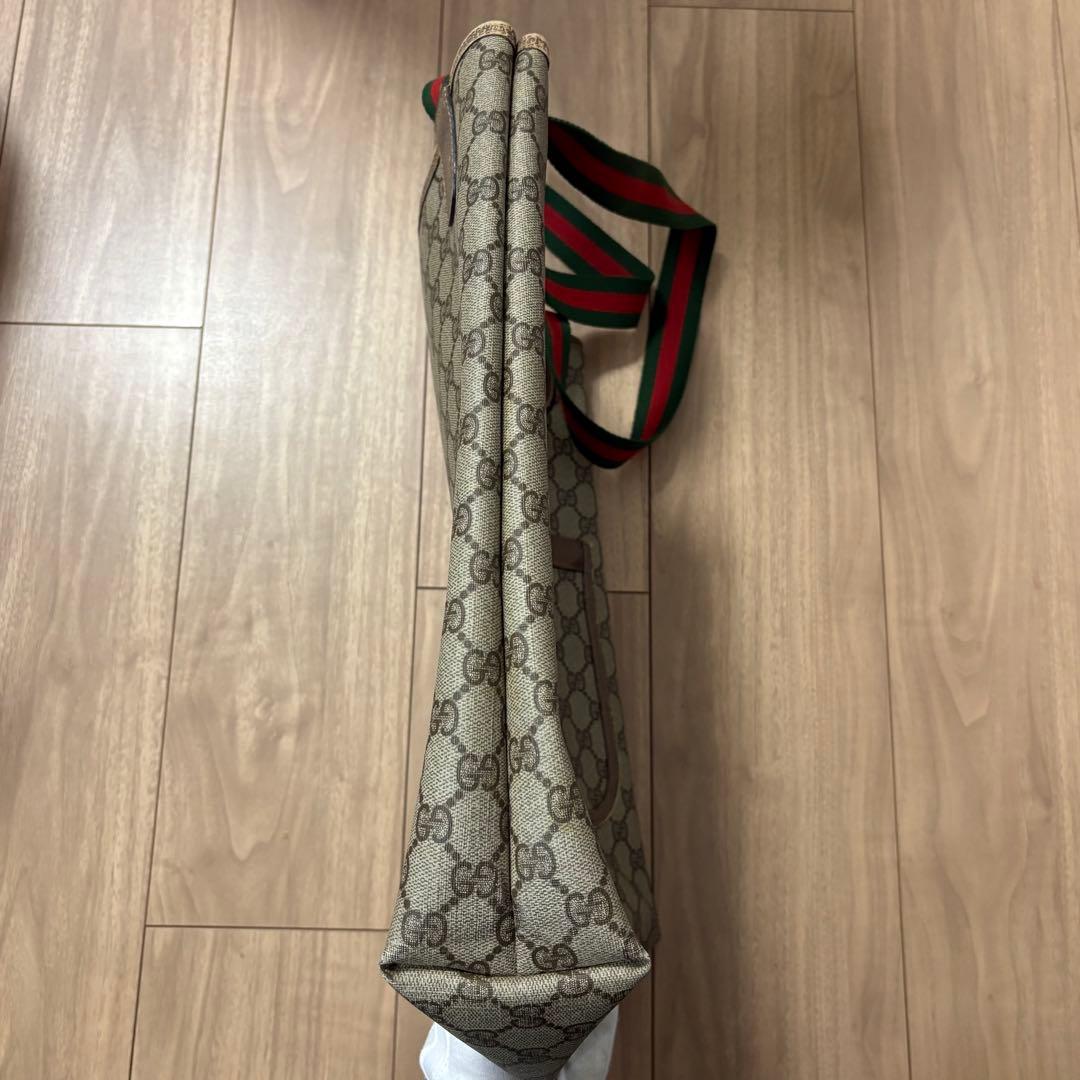 GUCCI グッチ GG柄 キャンバス シェリーライン トートバッグ A4可