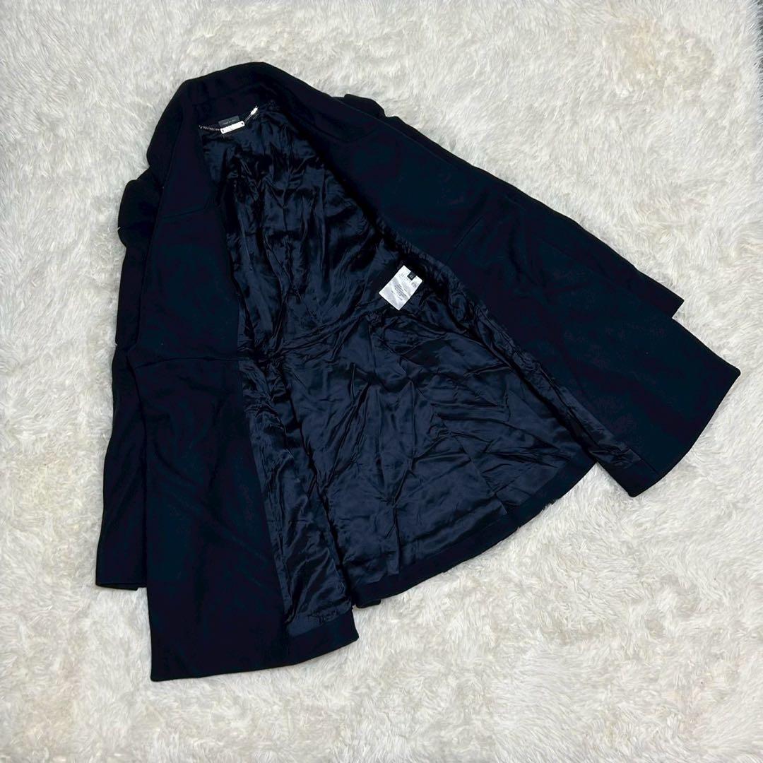 【ALEXANDER McQUEEN】 黒 フレアコート 金ボタン 40 伊製