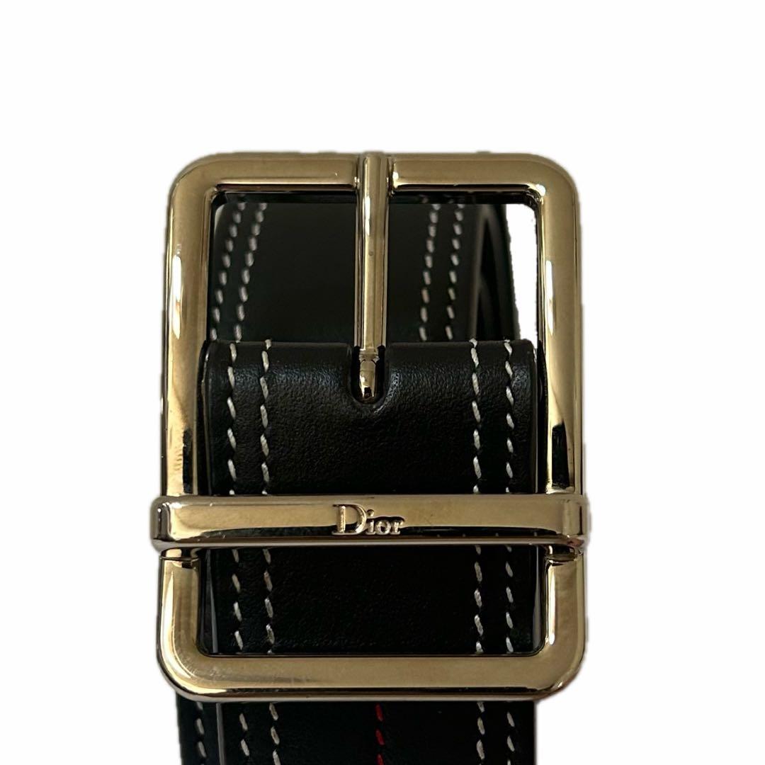 Dior HOMME ステッチレザーベルト archive ディオールオム