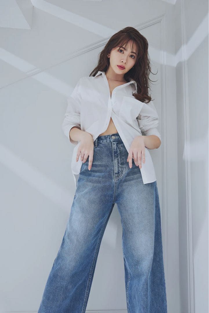 herlipto Milano Wide-Straight Jeans デニム