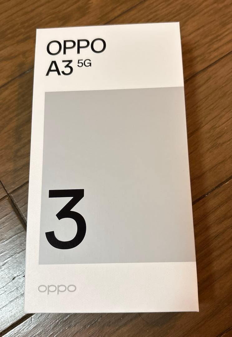 【新品】SIMフリー OPPO A3 5G ブラック｜傷なし｜動作確認のみ