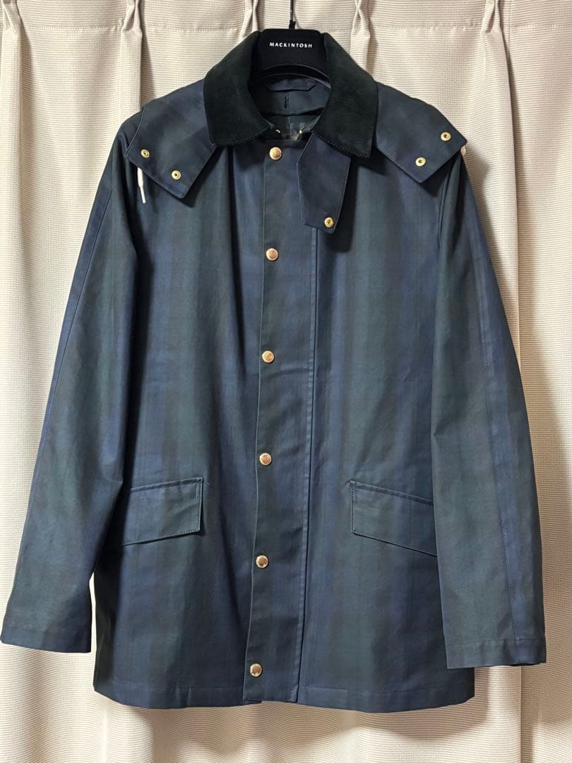 【極美品】Mackintoshマッキントッシュ ブラックウォッチショートコート