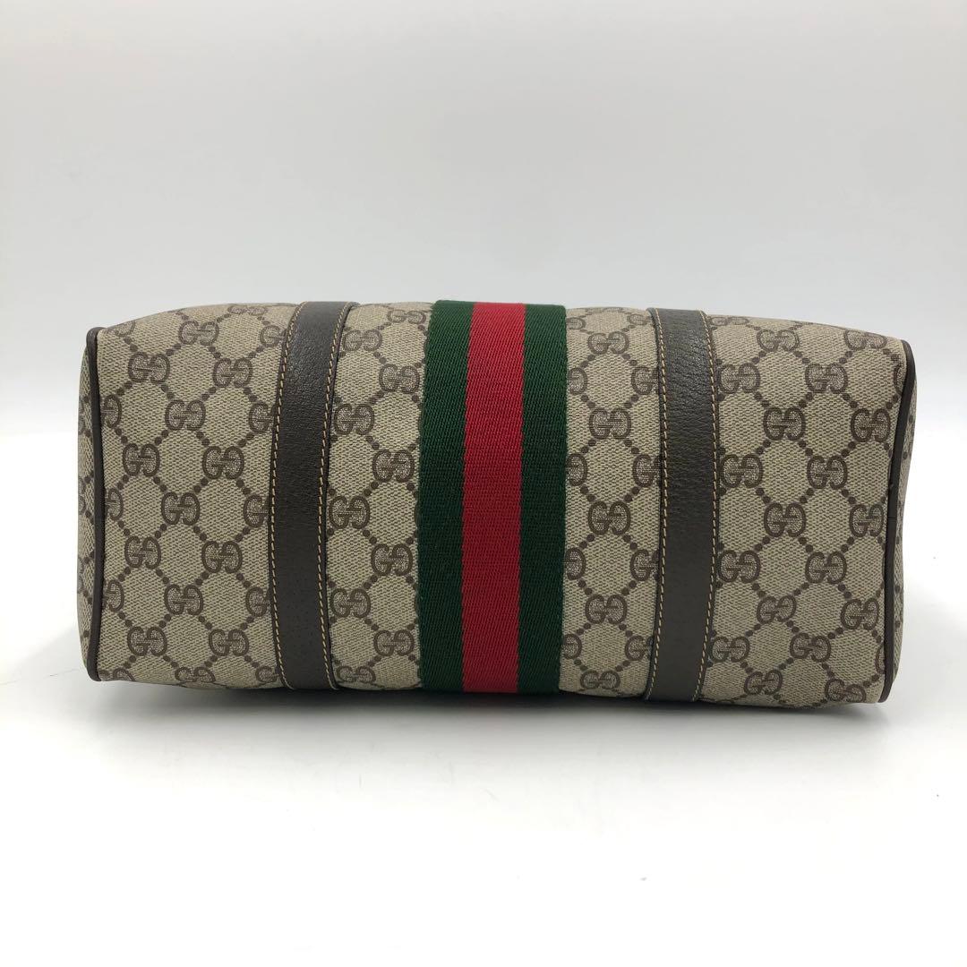 【極美品✨】グッチ ヴィンテージ シェリーライン GG ミニボストンバッグ