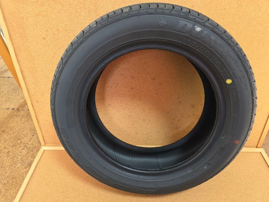 ダンロップspスポーツ230 165/60r14 25年製走行100キロ 4本