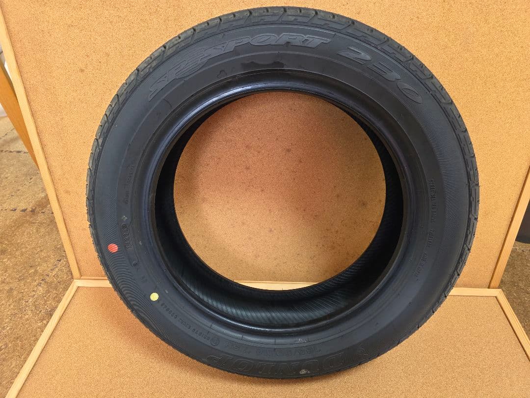 ダンロップspスポーツ230 165/60r14 25年製走行100キロ 4本