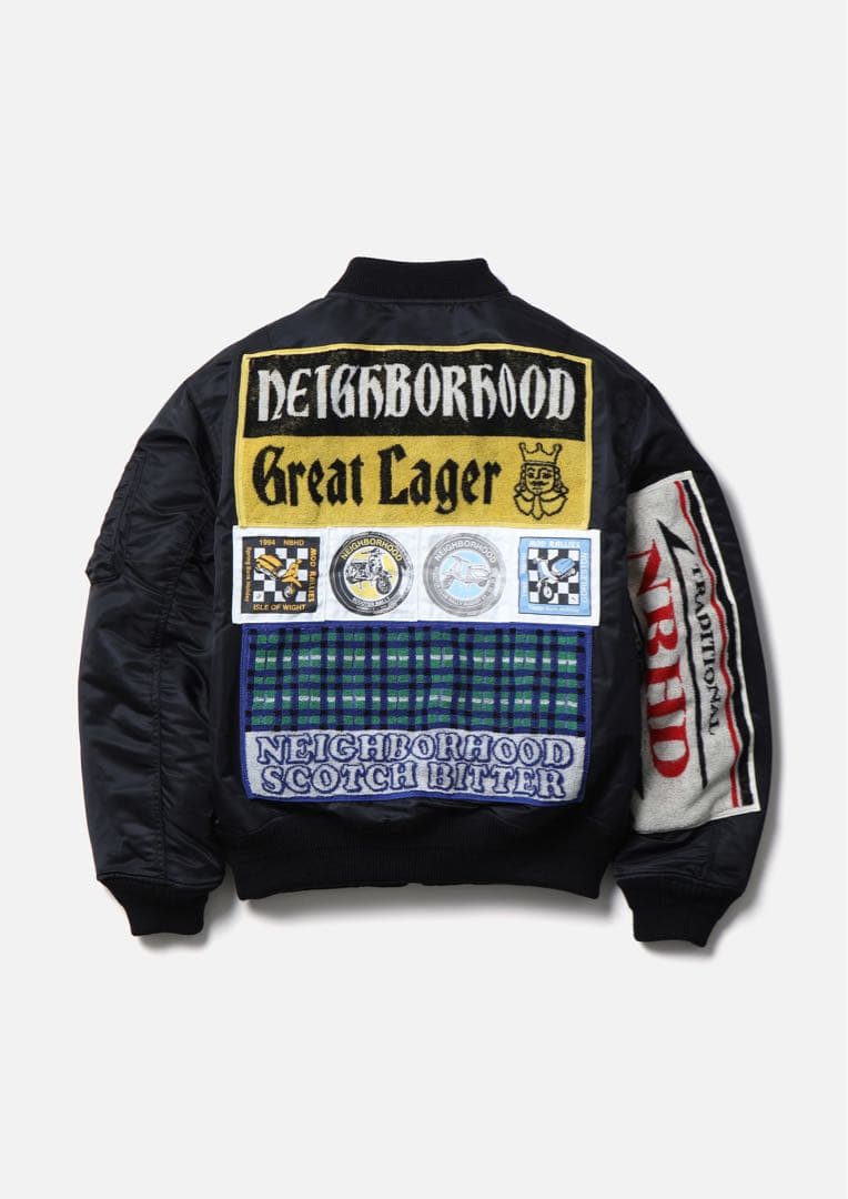 新品 NEIGHBORHOOD MA-1 FLIGHT JACKET MOD L