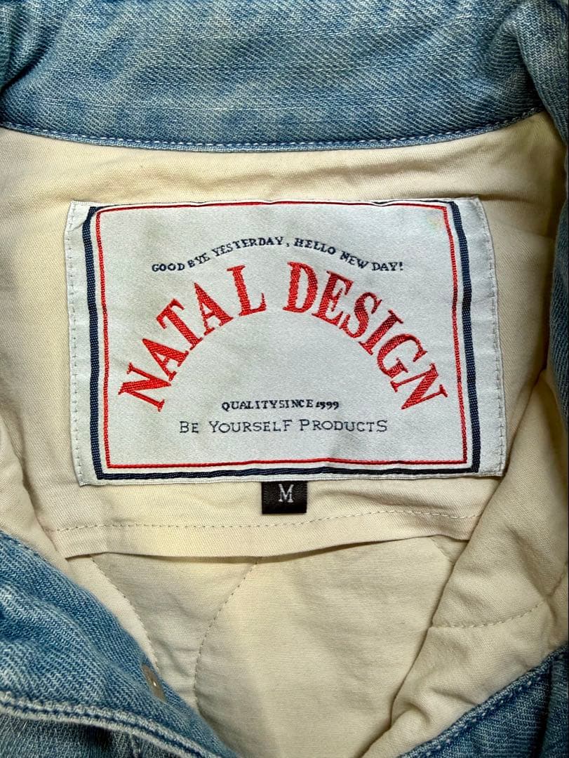NATAL DESIGN ネイタルデザイン キルテッドシャツ M