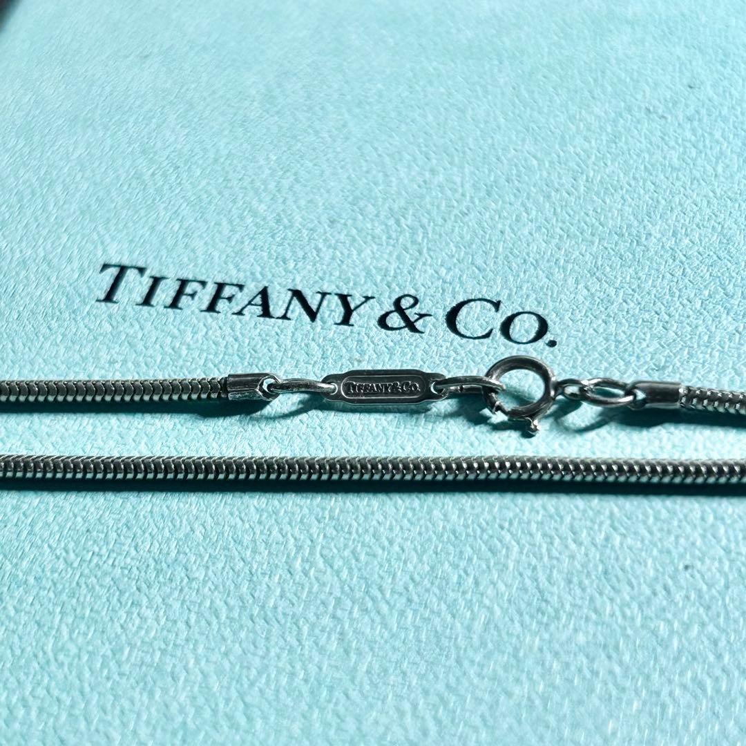 ティファニー　スネークチェーン　ネックレス　ペンダント　45cm Tiffany