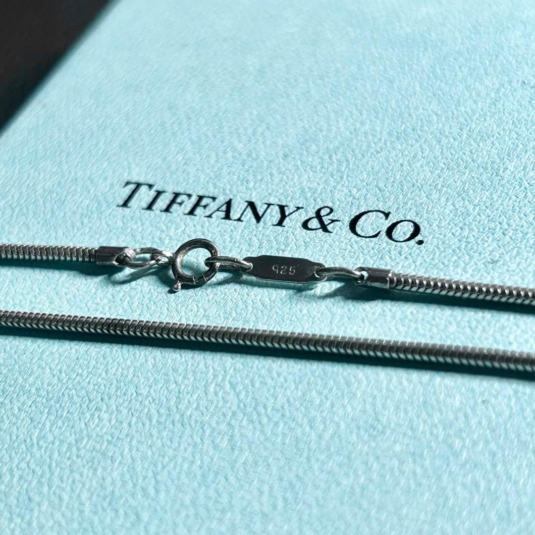 ティファニー　スネークチェーン　ネックレス　ペンダント　45cm Tiffany