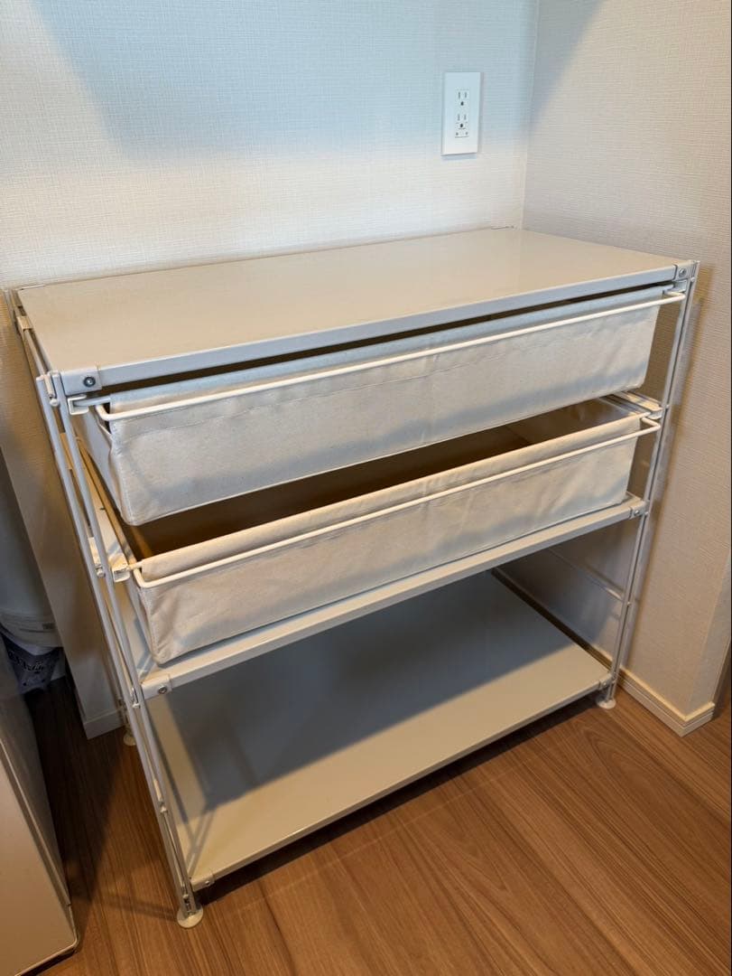 無印良品　スチールユニットシェルフ