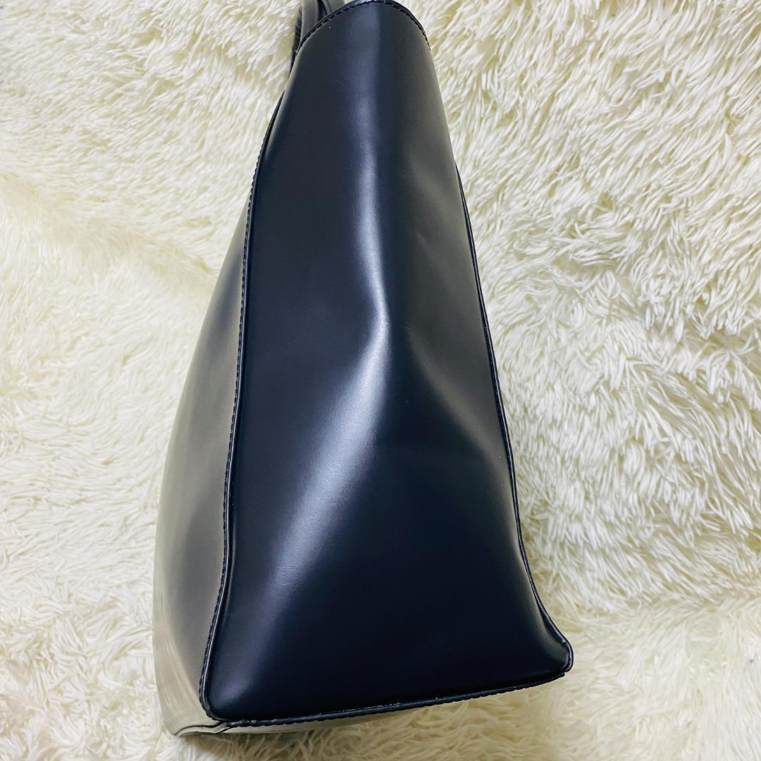 【極美品】ムラ MURA ブラックレザートートバッグ A４収納可 ビジネス