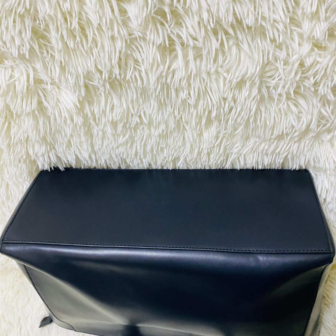 【極美品】ムラ MURA ブラックレザートートバッグ A４収納可 ビジネス