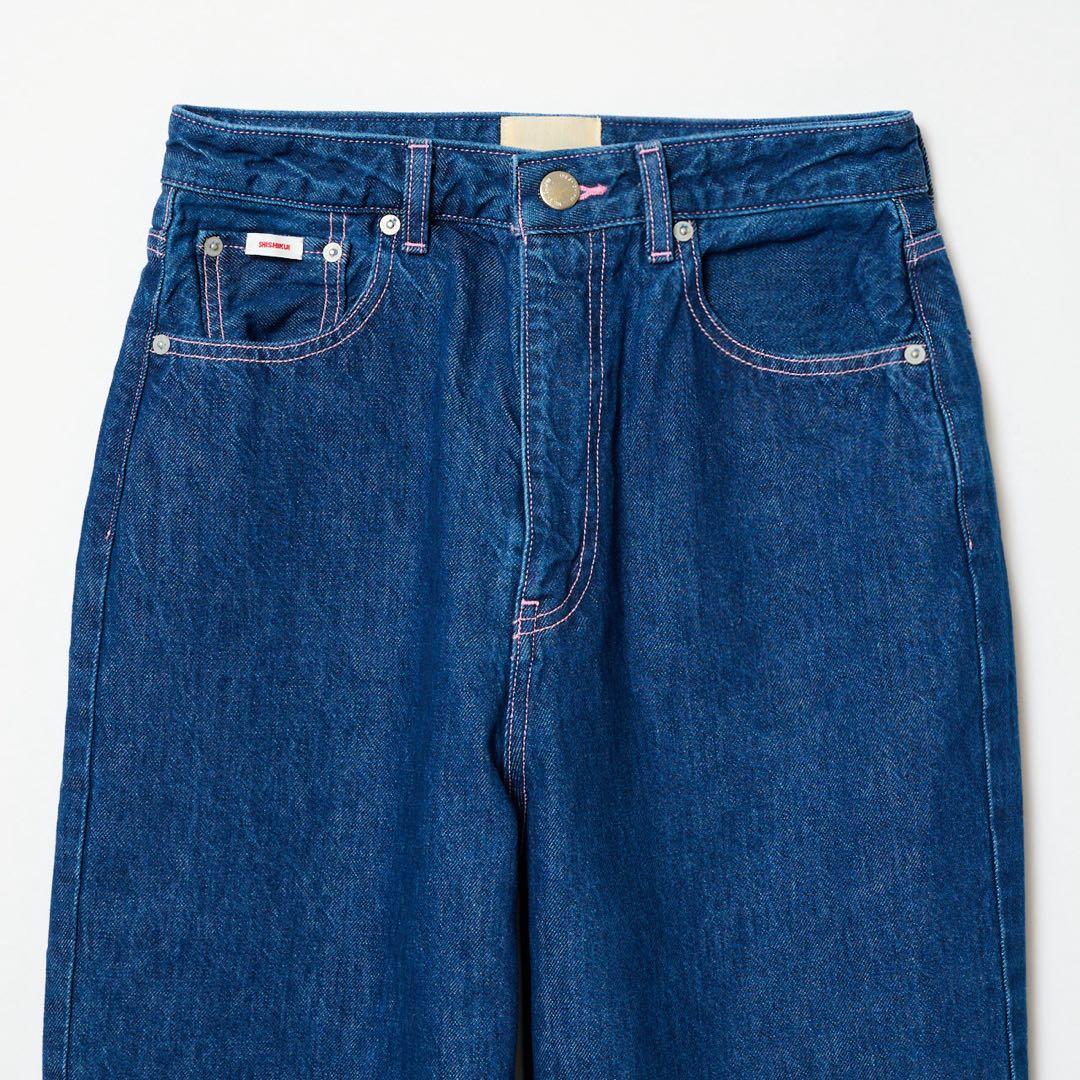 パンツ SHISHIKUI Daco / INDIGO PINK STITCH 30