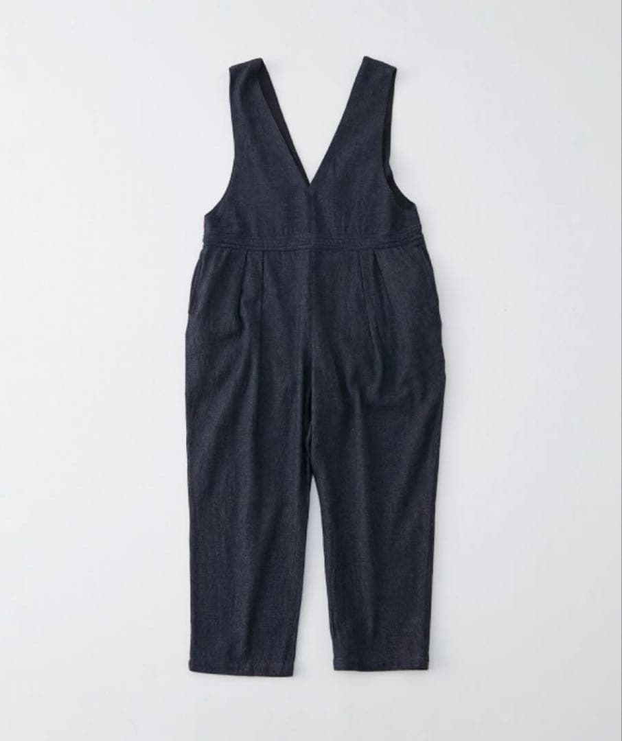 【美品】nest Robe UpcycleLino ウール混サロペット 22秋冬