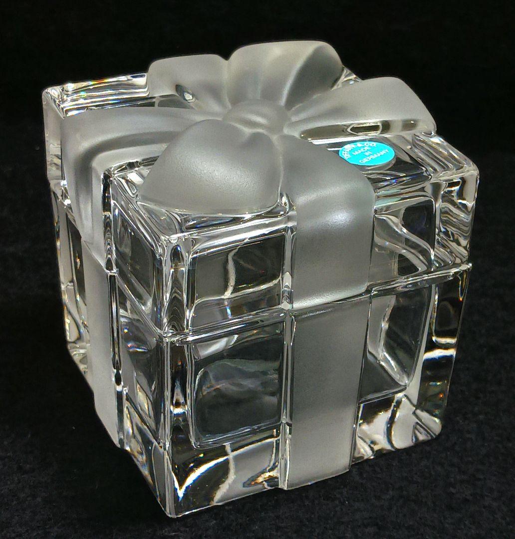 Y3301-1 ティファニー ガラスケース ジュエリーBOX　ひ