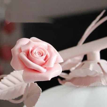 要問い合せ♥️美しい薔薇に癒されて♥️フランス調　薔薇　ライト　ランプ　ピンク