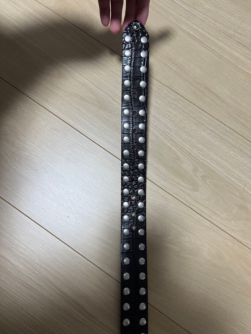 【週末セール】STUSSY 8 BALL STUDDED BELT L/XL