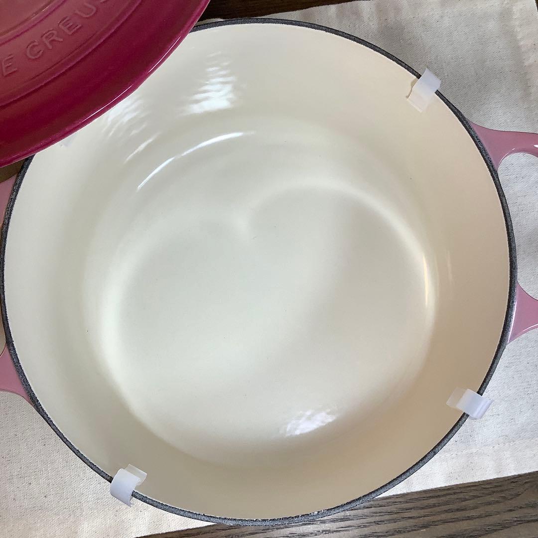 【美品】レア　ルクルーゼ　ココットロンド　鍋22cm