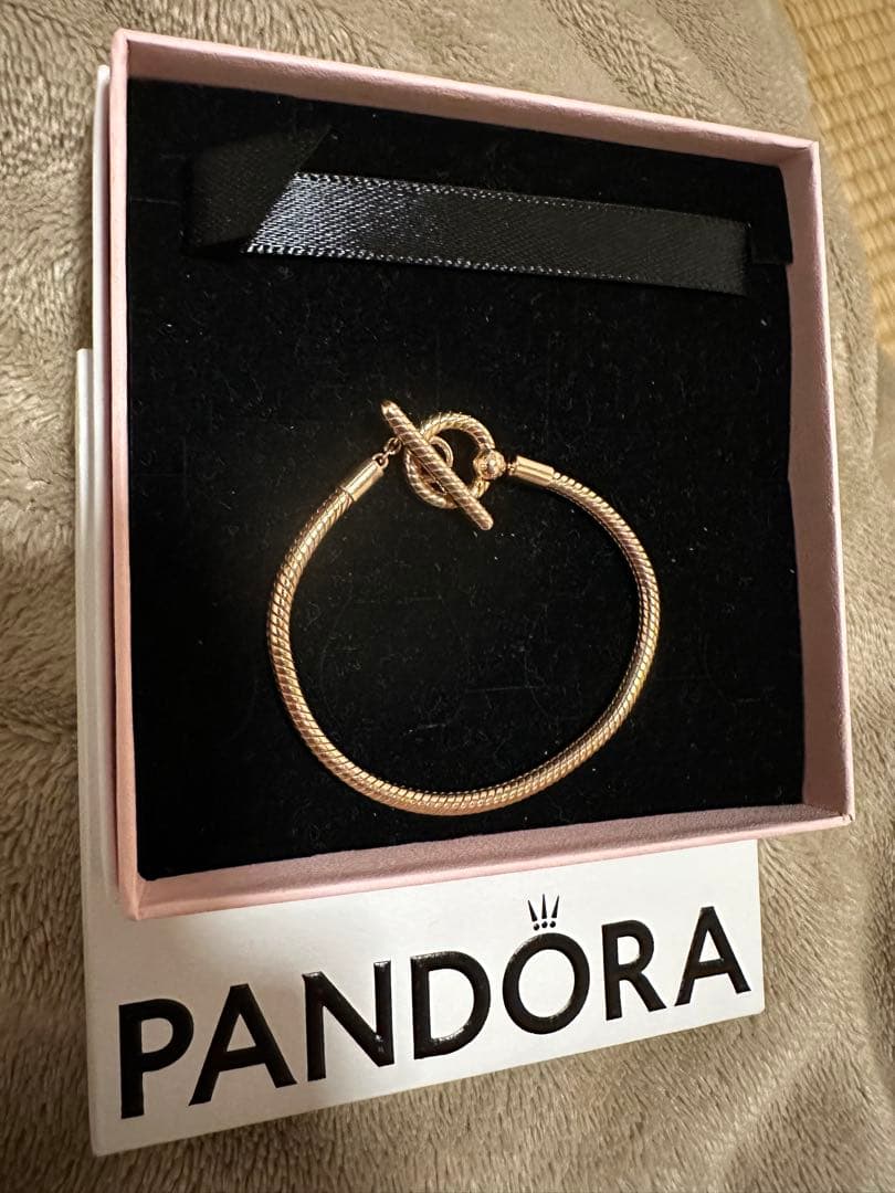 アクセサリー Pandora Moments T-Bar snake chain