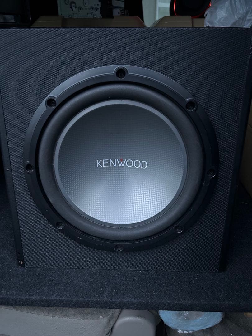 値下げしました！　KENWOOD BOX付き　10インチサブウーファー