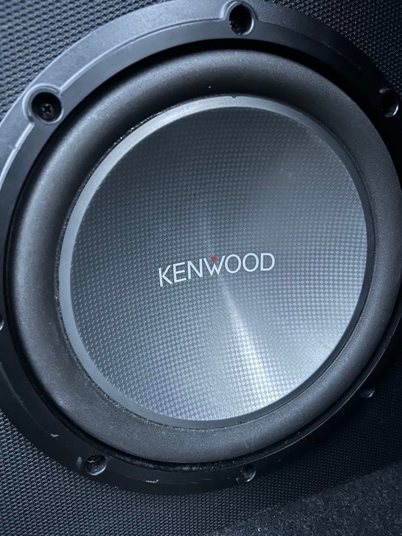 値下げしました！　KENWOOD BOX付き　10インチサブウーファー