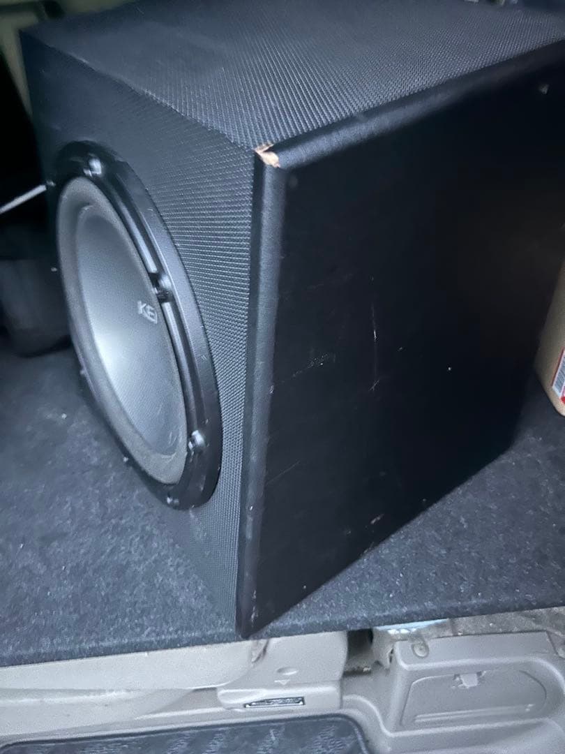 値下げしました！　KENWOOD BOX付き　10インチサブウーファー