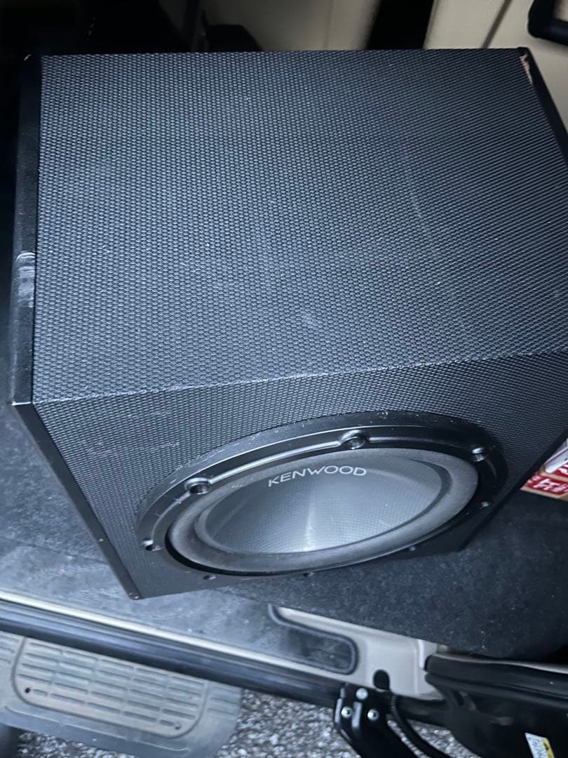 値下げしました！　KENWOOD BOX付き　10インチサブウーファー