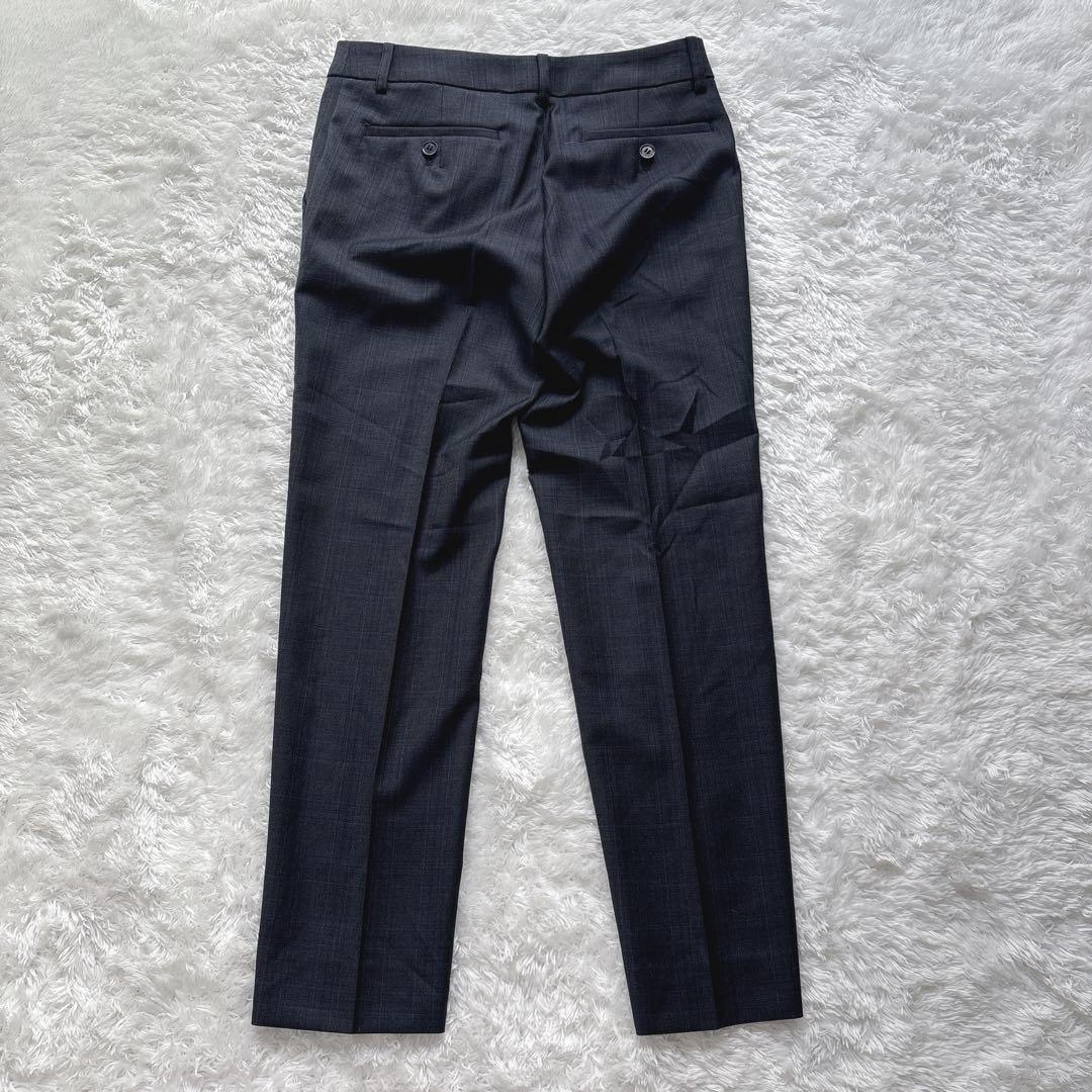 美品 スーツカンパニー パンツスーツ セットアップ REDA 近年 チェック36