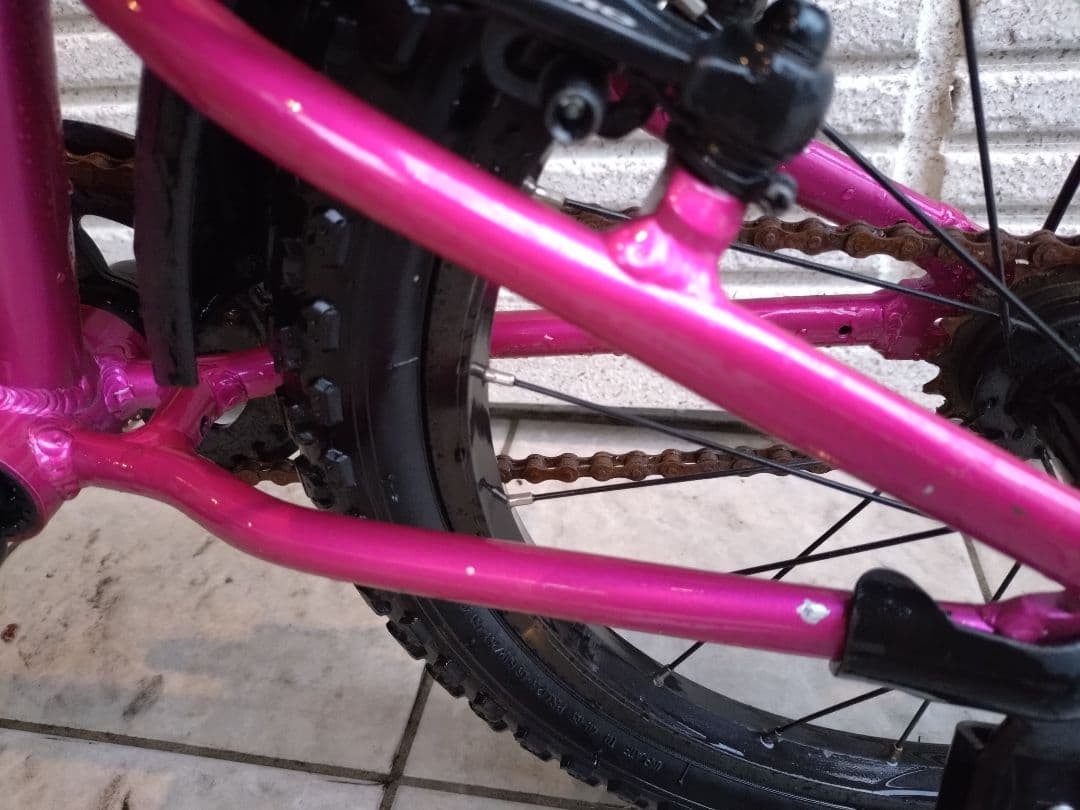 ヨシバサイクル 子供用自転車 18インチ ピンク