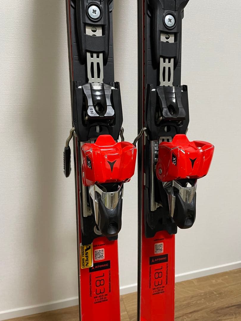 【でん】アトミックレッドスター G9 RS 183cm プレート付
