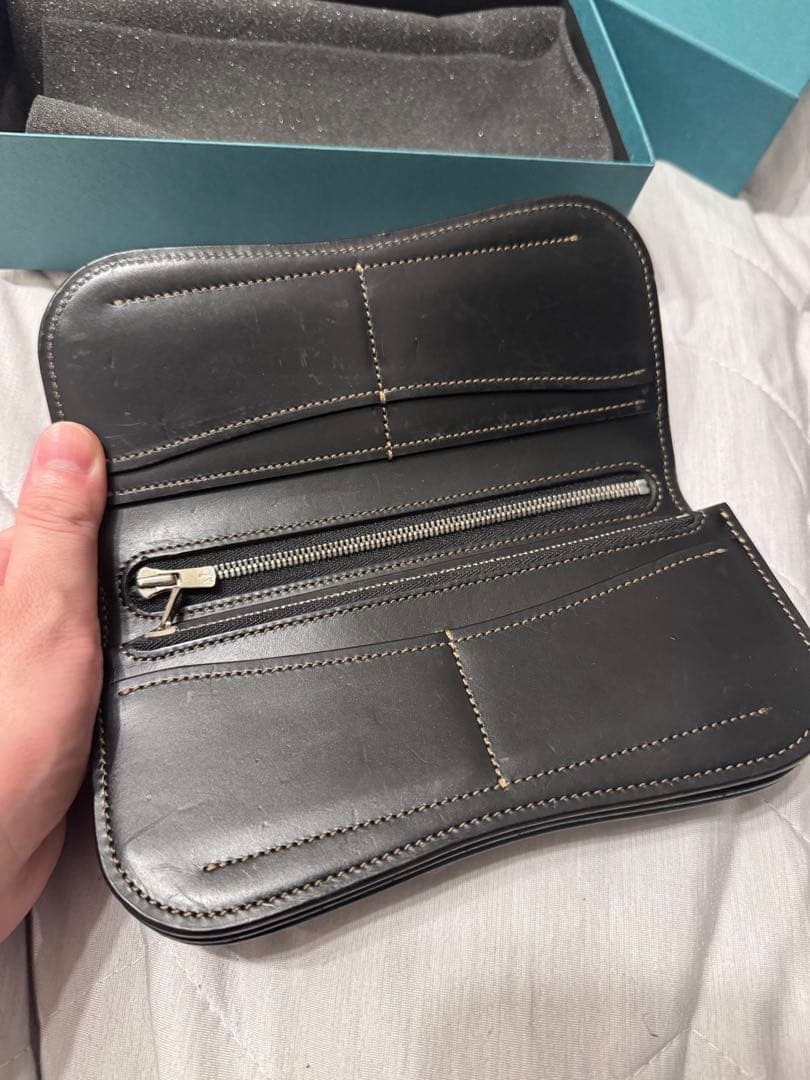 ラストクロップス 長財布 財布 ブリスターL 黒 サドルプルアップ