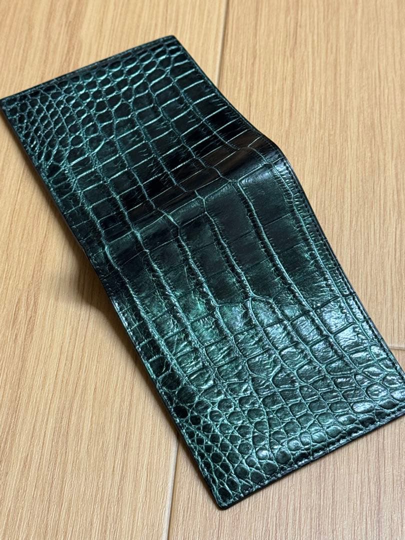 GAUDIE ガウディ クロコダイル 二つ折り財布/ケース セット