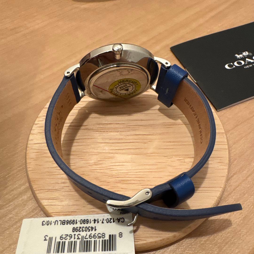 COACH クォーツ アナログ 腕時計 ブルー