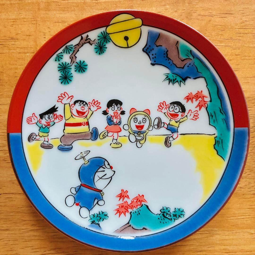ドラえもん　九谷焼　5枚セット　箱付き　美品　未使用品