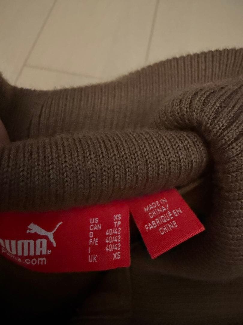 PUMA PELE レザージャケット XS ブラウン ペレ