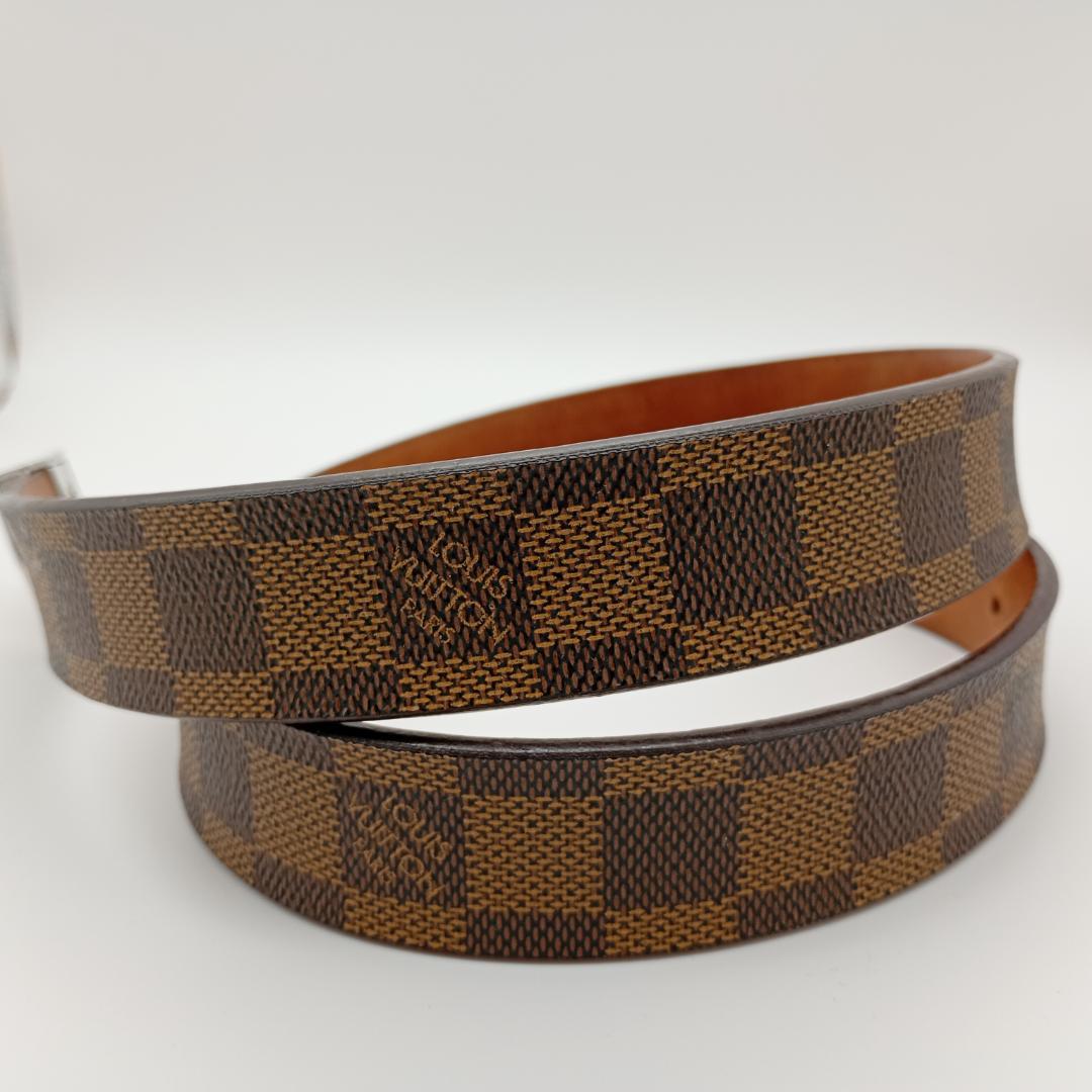 LOUIS VUITTON サンチュール キャレ ダミエ エベヌ M6803