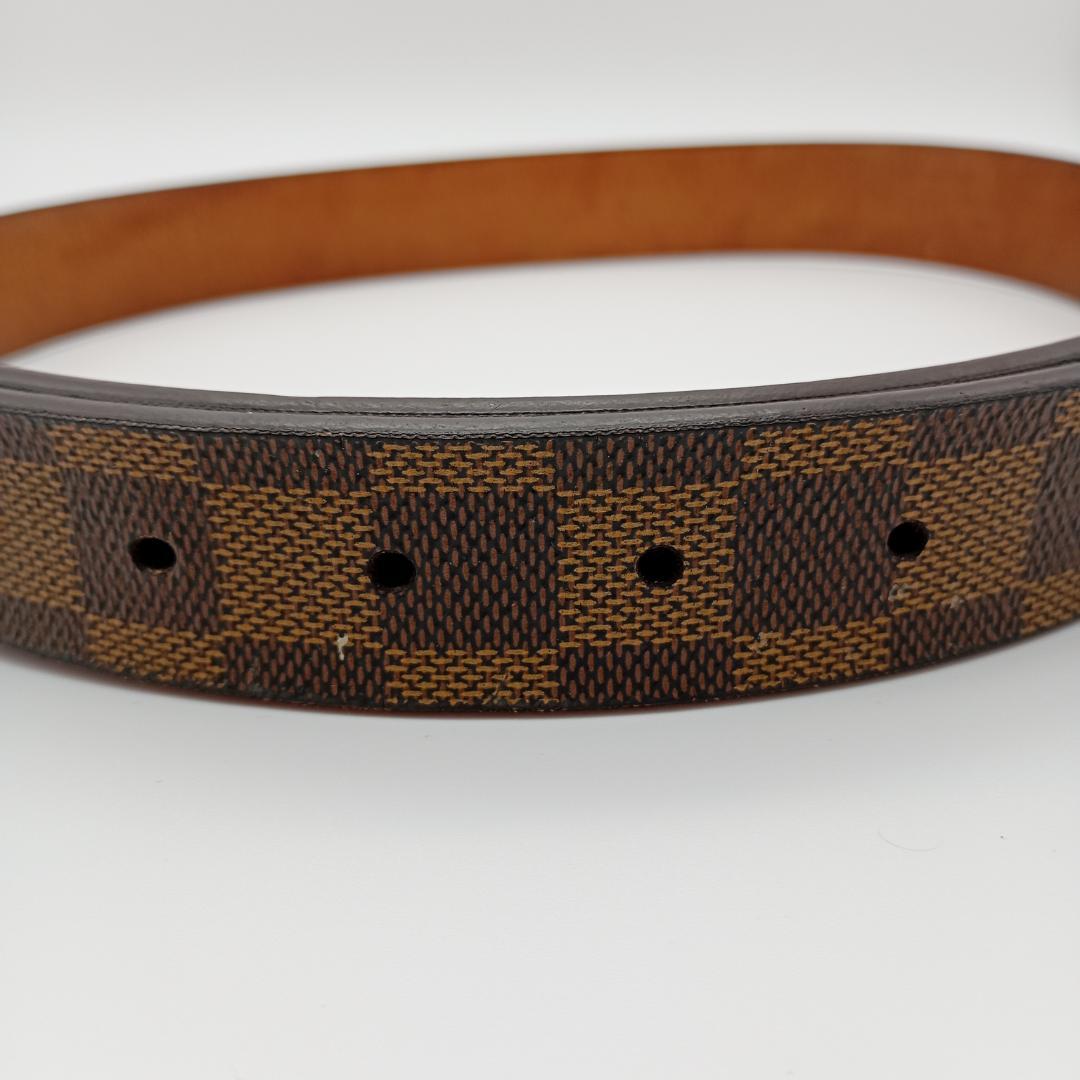 LOUIS VUITTON サンチュール キャレ ダミエ エベヌ M6803
