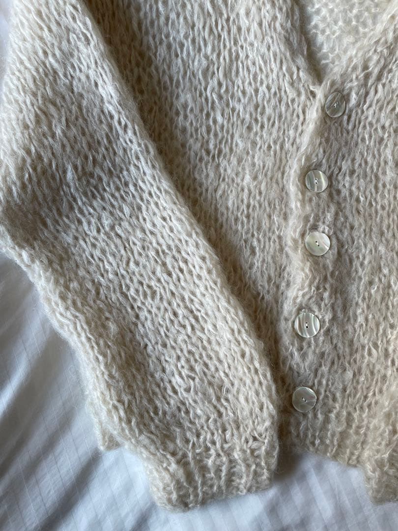 UNUSED(アンユーズド)Mohair knit cardigan