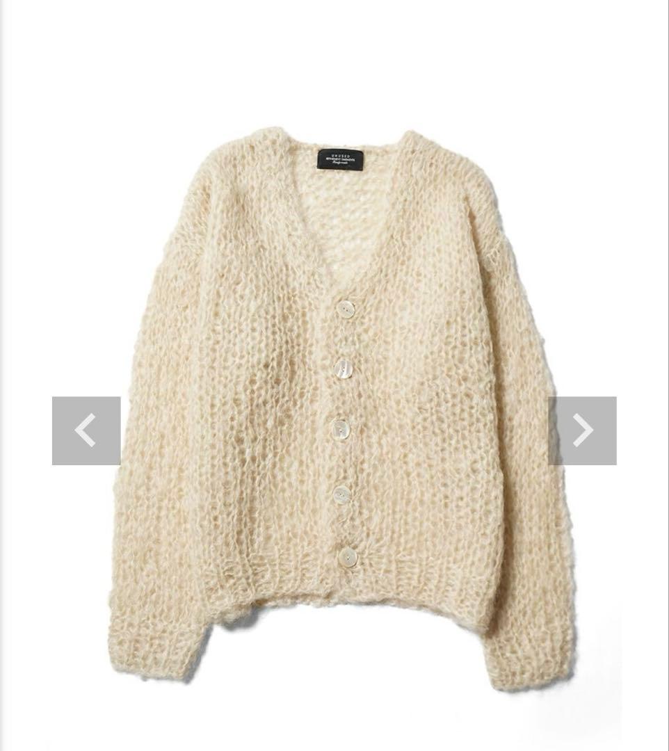 UNUSED(アンユーズド)Mohair knit cardigan