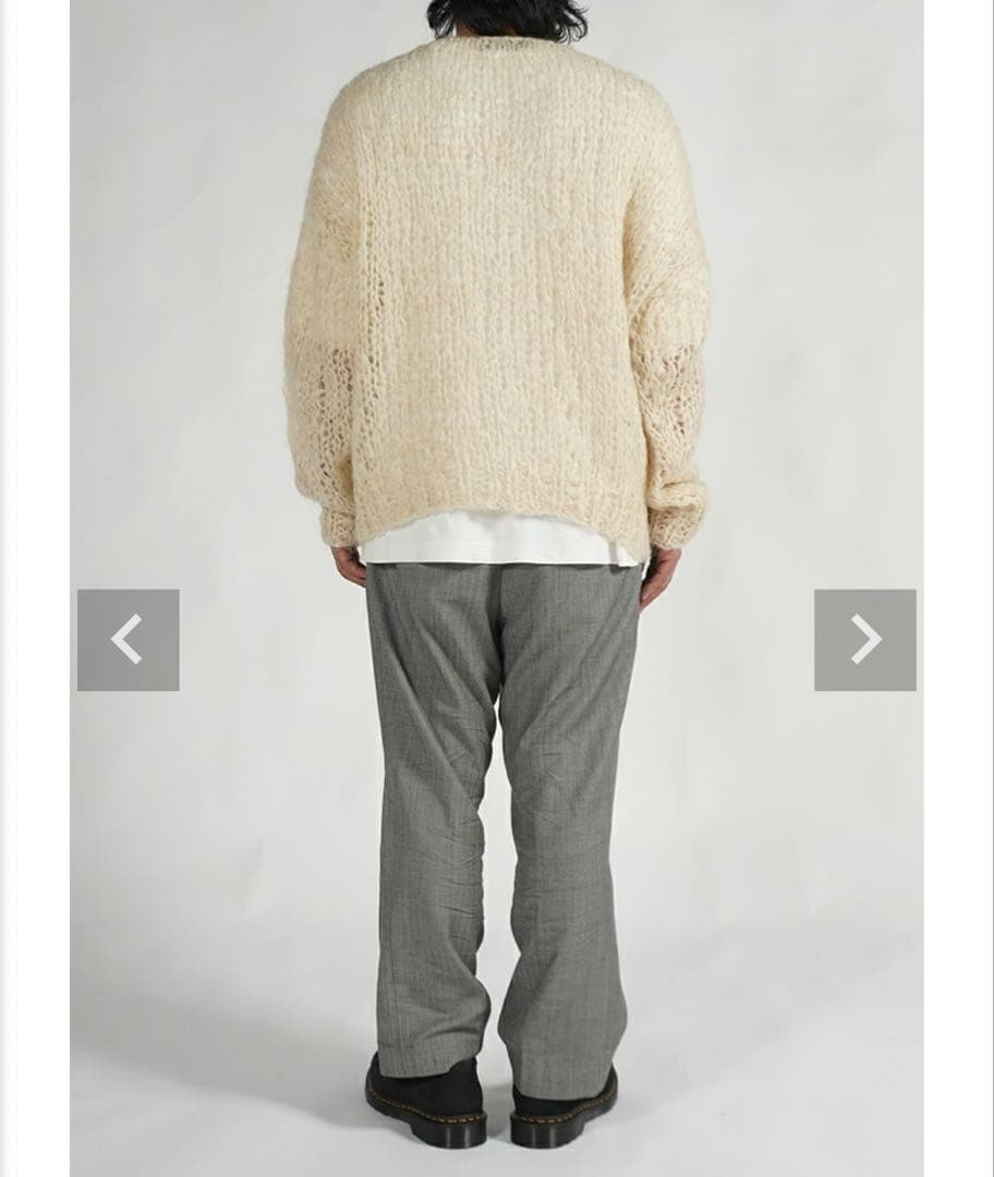 UNUSED(アンユーズド)Mohair knit cardigan