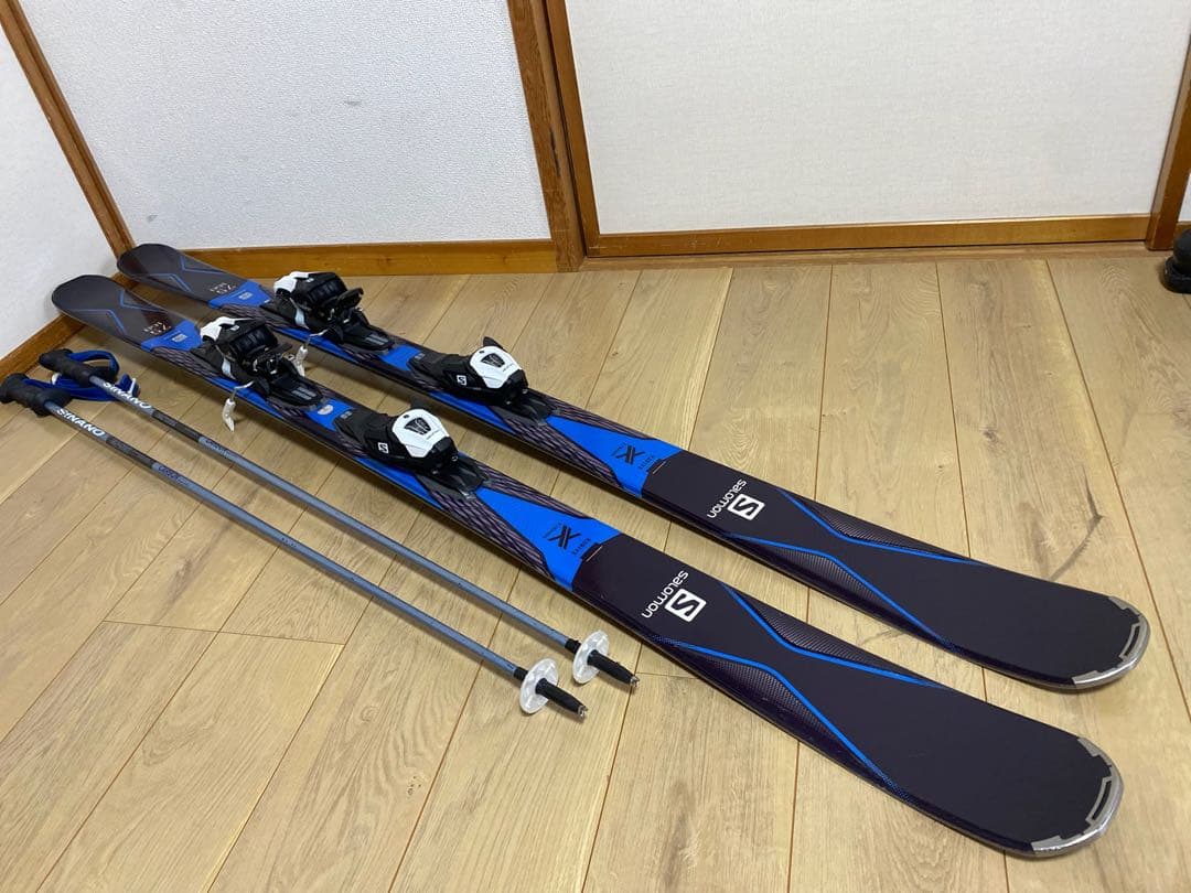 shouma salomon x-drive 7.5 スキー板 ストック