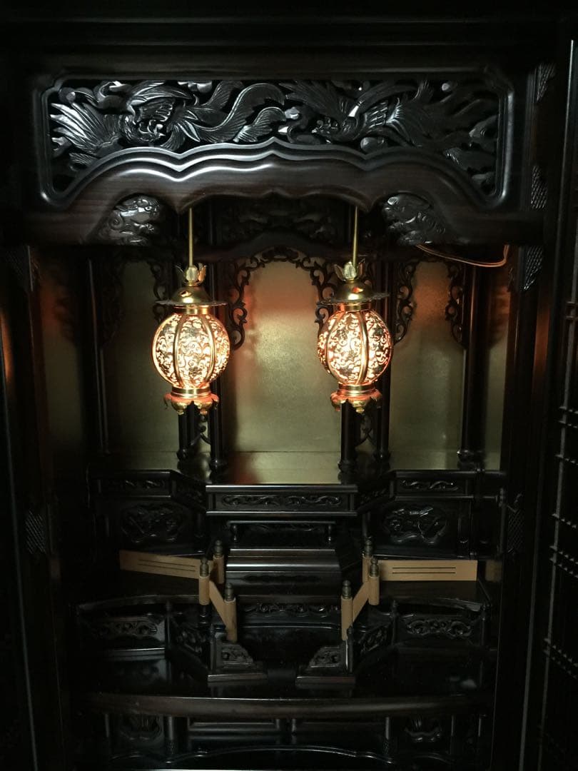 【美品】仏壇 (自宅売却に伴い処分間近)【たのメル便にて発送】