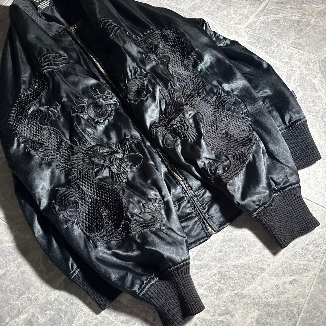 DOG TOWN スカジャン ALL BLACK