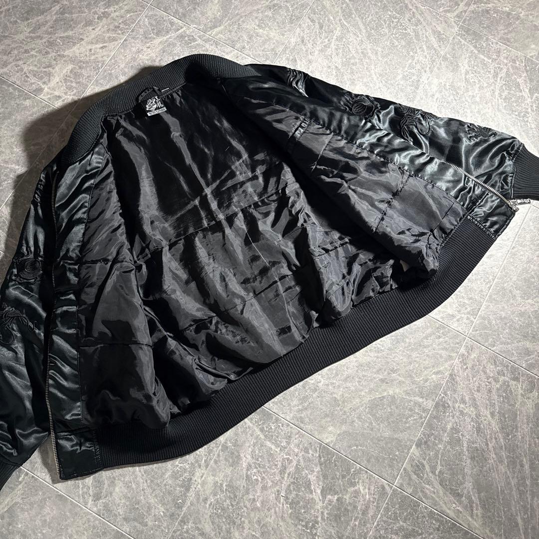 DOG TOWN スカジャン ALL BLACK