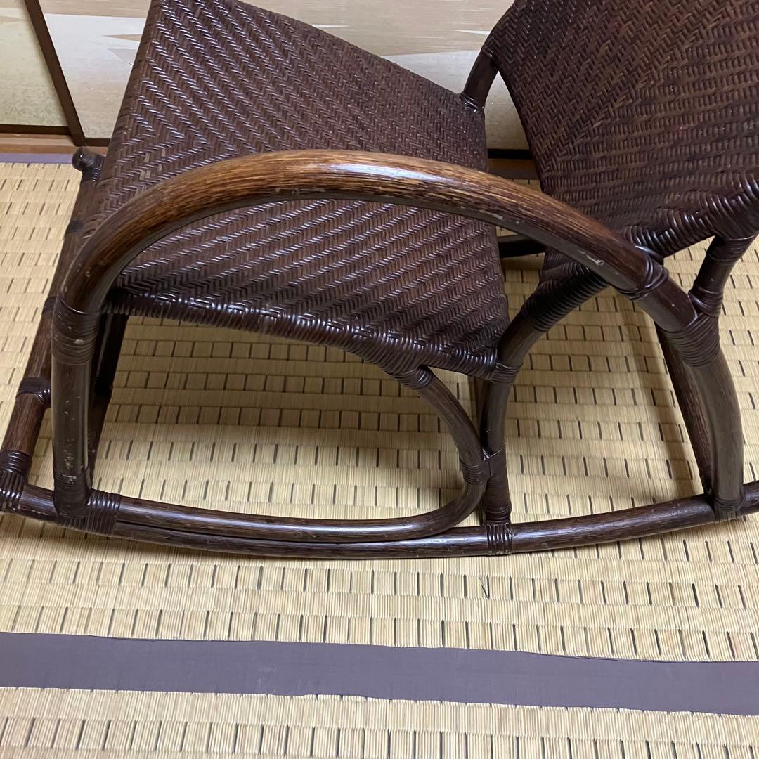 ヤマカワラタン　高級　ロッキングチェア