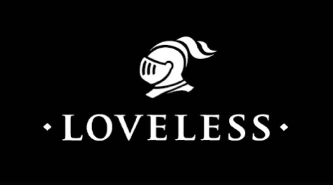 超極美品✨ラブレス✨ダブルチェスターコートロング丈✨L✨ナポレオン✨ロゴ柄✨総柄