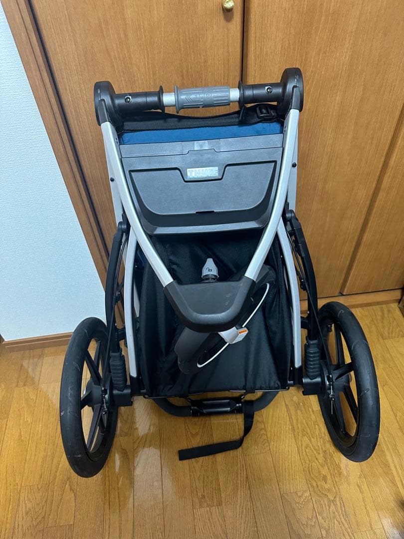 THULE ジョギング用ベビーカー 青 Jogging stroller