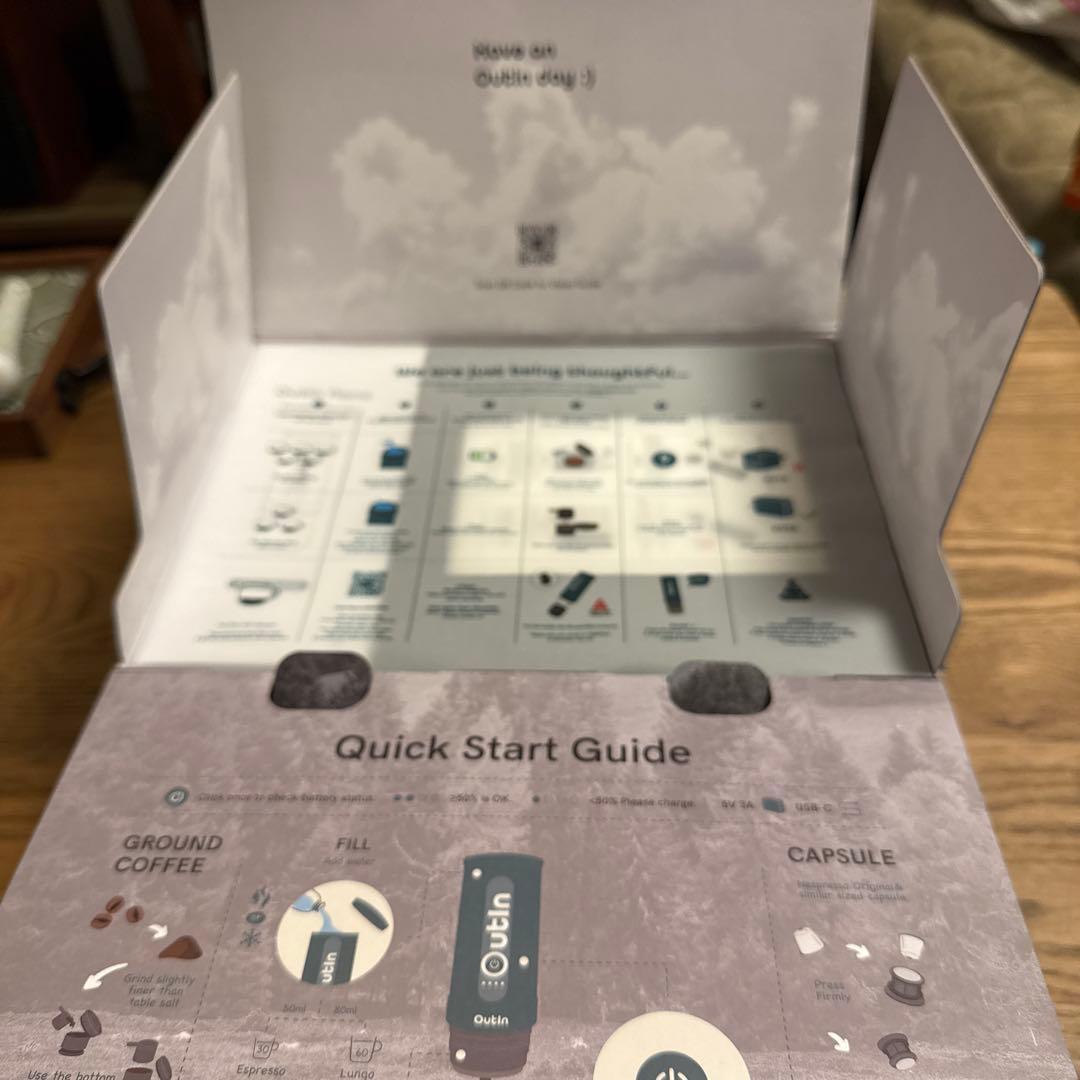 Tully's　新品　Outin Nano Pearl White